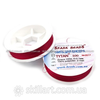 Нитки для бисера Tytan 100 Spark Beads (100м)